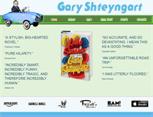 Tablet Screenshot of garyshteyngart.com